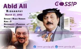 Abid Ali Biography, Family, Age, Marriage, Dramas, Movies