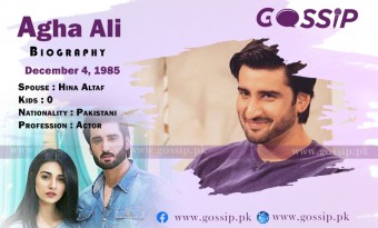 Agha Ali Biography, Family, Age, Marriage, Dramas, Movies