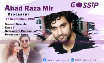 Ahad Raza Mir Biography, Age, Education, Family, Sister, Brother, Wife, Drama List And Movies