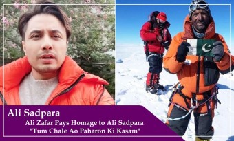Ali Zafar Pays Homage to Ali Sadpara "Tum Chale Ao Paharon Ki Kasam"