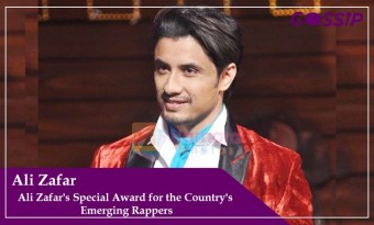 Ali Zafar's Special Award for the Country's Emerging Rappers
