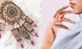 Arabic Mehndi designs For Eid, Fingers, and for Kids,