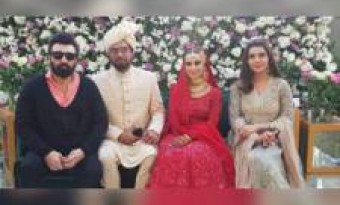 Beautiful Pictures of Celebrities at the Wedding of Iqra Aziz and Yasir Hussain