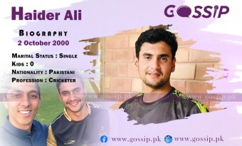 Haider Ali Biography, Age, Cricket Career, Family Info & Education, Favourite Things, Zalmi