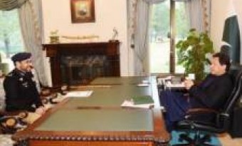 Imran Khan met Inspector General (IG) Sindh Kaleem Imam