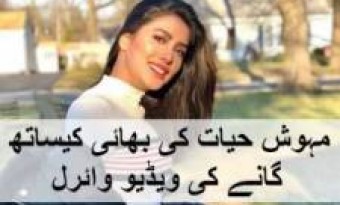 Mehwish Hayat Shared the Video with her Brother