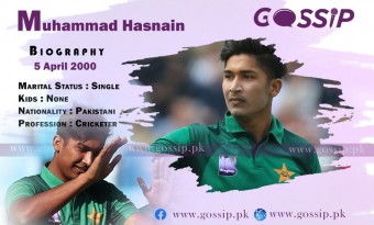 Muhammad Hasnain Biography, Cricket Career, Age, Family, Education, ODIs, T20I, Net Worth