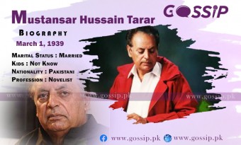 Mustansar Hussain Tarar Biography, Novel, Dramas, Awards, Columns