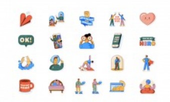 New WhatsApp stickers to promote social distancing