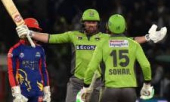 Peshawar Zalmi and Lahore Qalandars competed in the PSL today