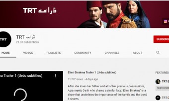 Turkish Channel Introduces YouTube Channel for Pakistani Fans
