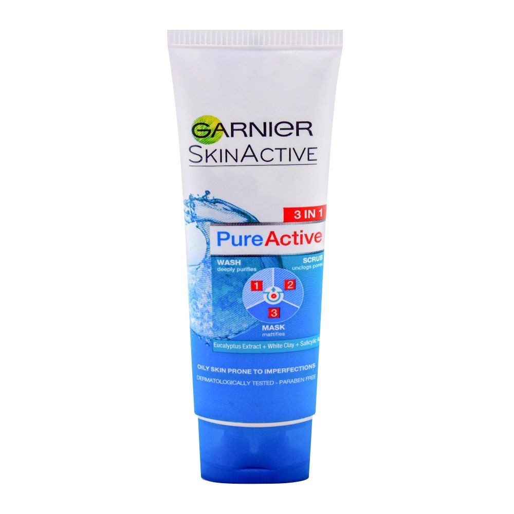 Garnier Pure Active 3-in-1 Face Wash