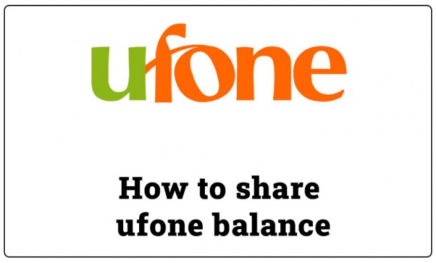 how-to-share-ufone-balance