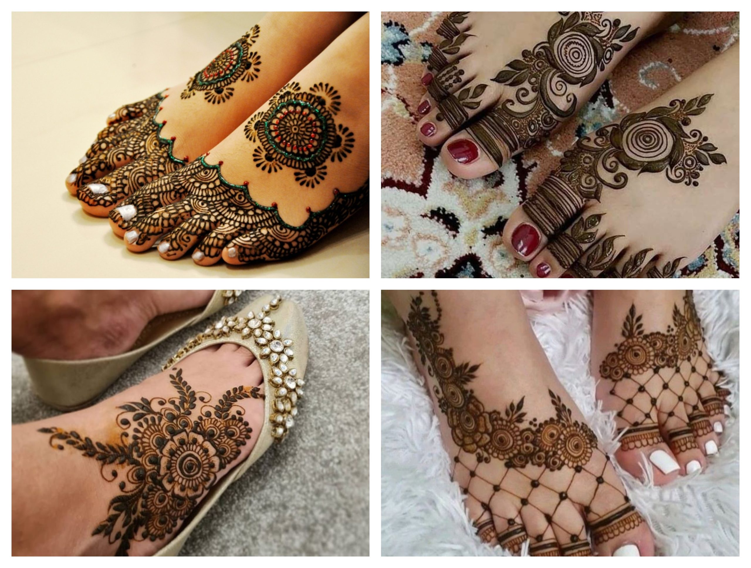 Feet Mehndi Designs