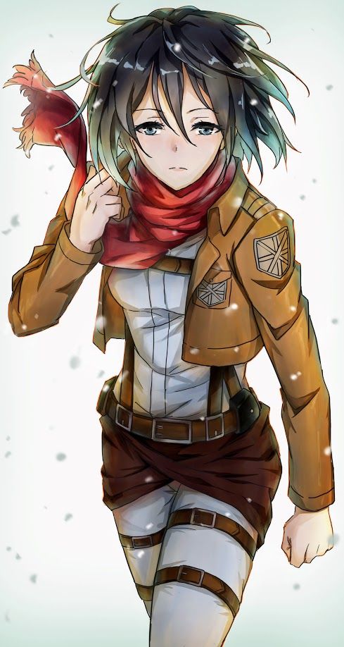 Mikasa Ackerman sexy anime girl
