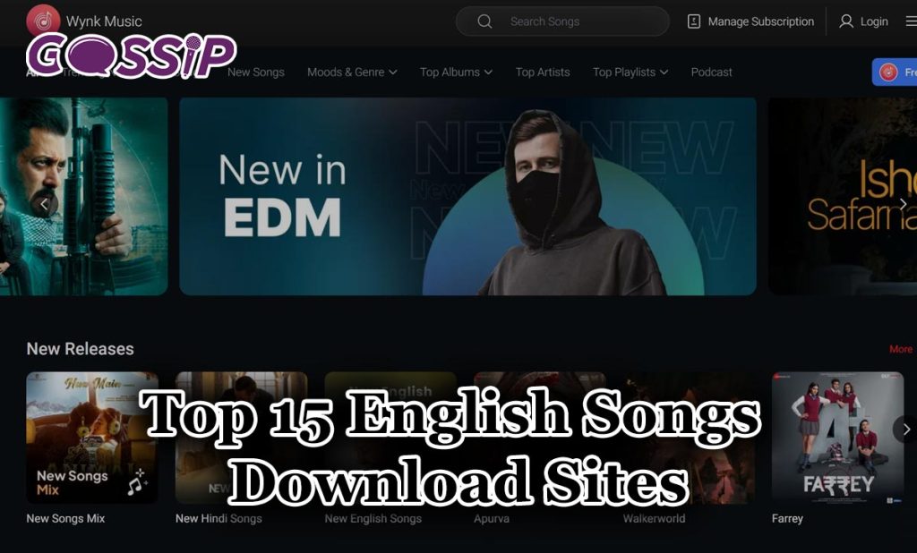 Top15 English Songs Download Sites in 2024